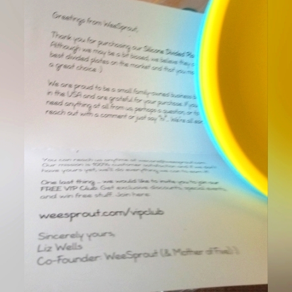 WeeSprout Silicone Divided Plates for Babies & Toddlers 100% Food-Grade Set of 3 - Picture 14 of 16